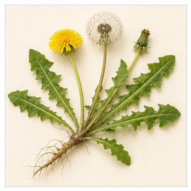 민들레(Taraxacum mongolicum Hand.-Mazz.) 실물 이미지