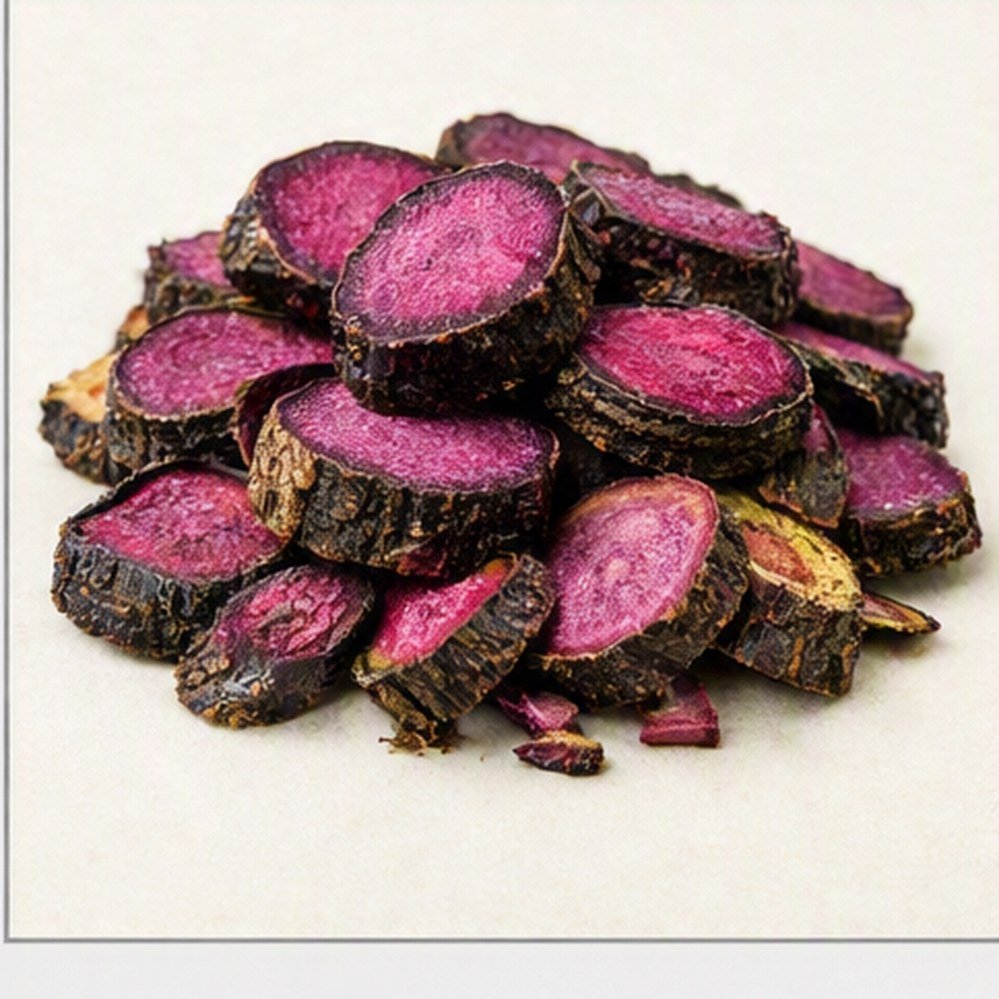 Photograph of Lithospermum erythrorhizon Siebold & Zucc. (Gromwell Root)